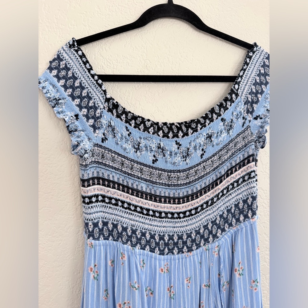Candies floral print off the shoulder hi-lo dress - Picture 2 of 5